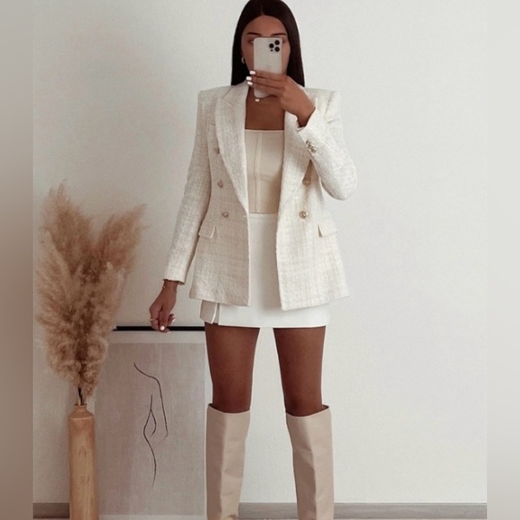 Zara double breasted blazer - Picture 3 of 9